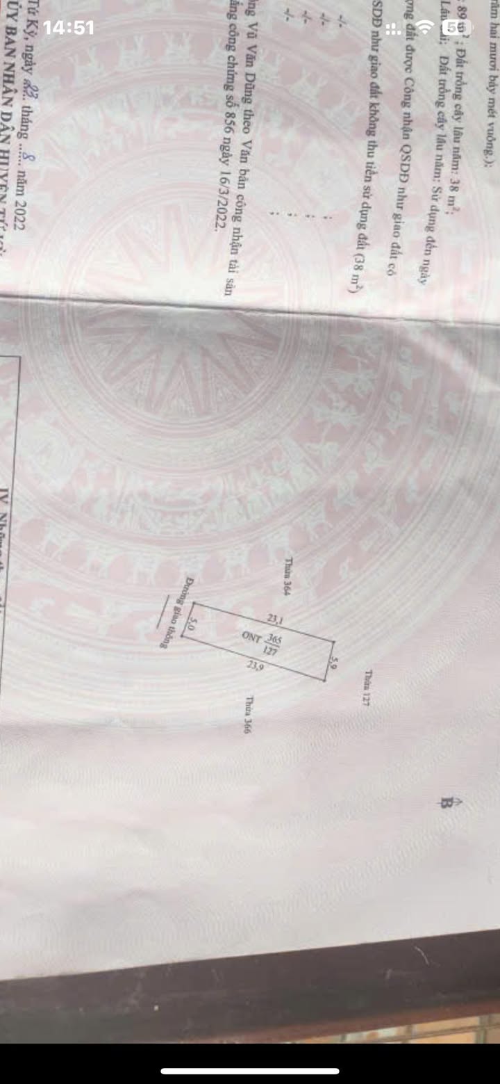 Đất nền Cầu Xe, Lạc Phượng, Tứ Kỳ 127m² giá 1 tỷ - Cơ hội đầu tư tuyệt vời!