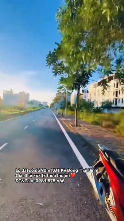 Lô đất KĐT Kỳ Đồng Thái Bình 90m² giá chỉ 3 tỷ - Cơ hội vàng đầu tư!