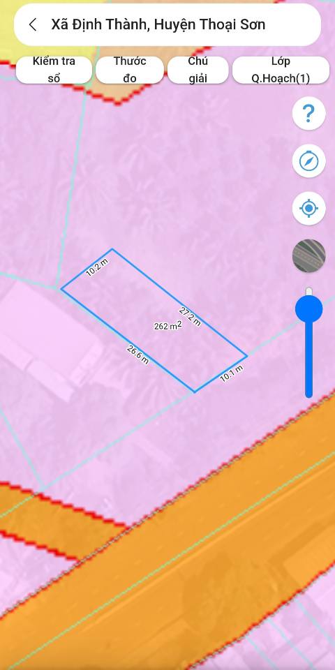 Đất nền xã Định Thành, An Giang 270m² giá 2.4 tỷ - Sổ hồng chính chủ!