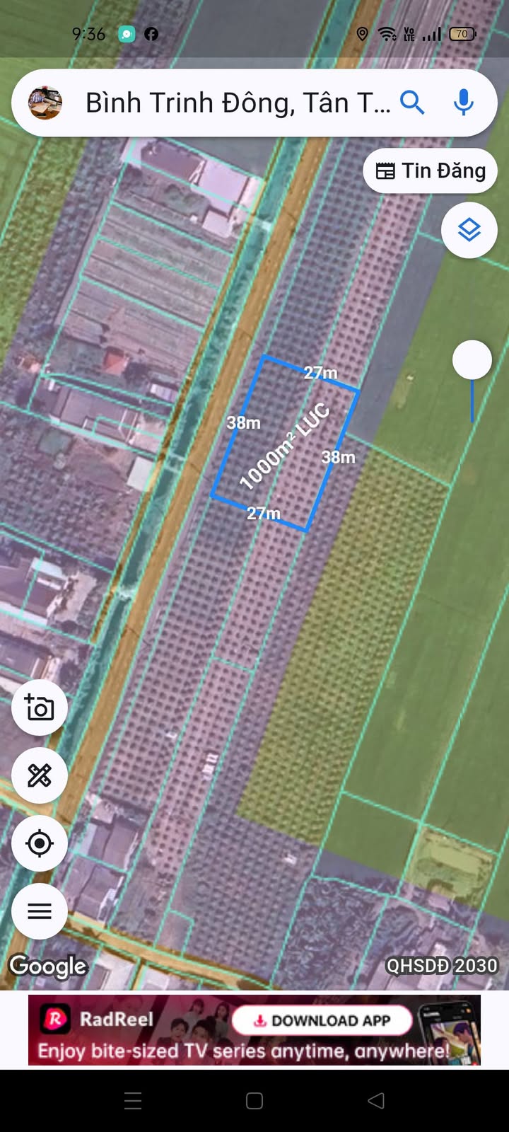 Đất nền 1000m² mặt tiền Hương lộ Đình - Tân Trụ chỉ 2 tỷ - Cơ hội đầu tư hiếm có!