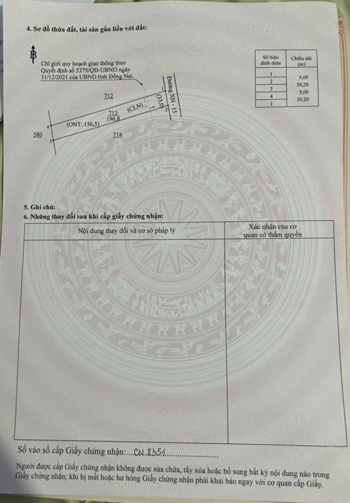 Đất nền Xuân Hiệp, Xuân Lộc 156m² giá 660 triệu - Vị trí đắc địa gần cao tốc!