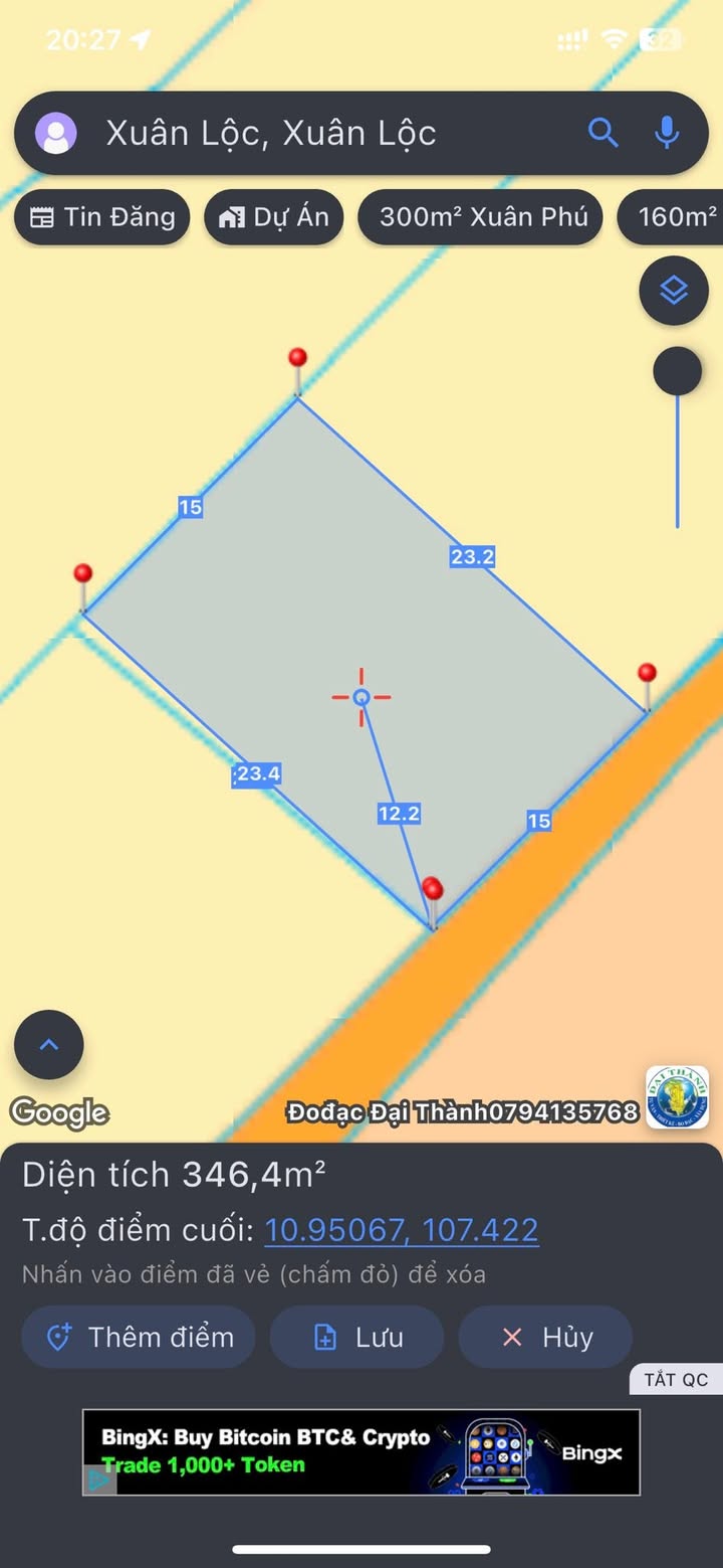 Đất nền Xuân Trường 345m² giá chỉ 950 triệu - Cơ hội đầu tư hấp dẫn!