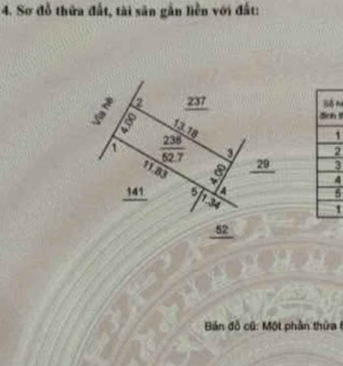 Đất dịch vụ Trạm Trôi, Hoài Đức, Hà Nội 52.7m² - Vị trí đẹp, đầu tư sinh lời!
