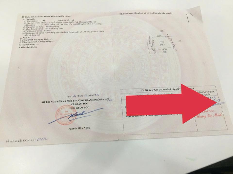 Đất thổ cư 246m² tại Tuyết Nghĩa, Quốc Oai - Chính chủ cần bán gấp!