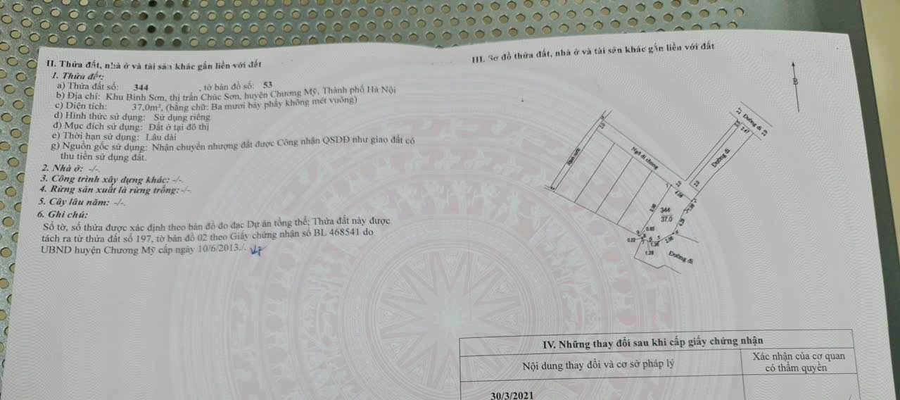 Đất nền Chúc Sơn 37m² giá 2 tỷ - Tiềm năng phát triển lớn!