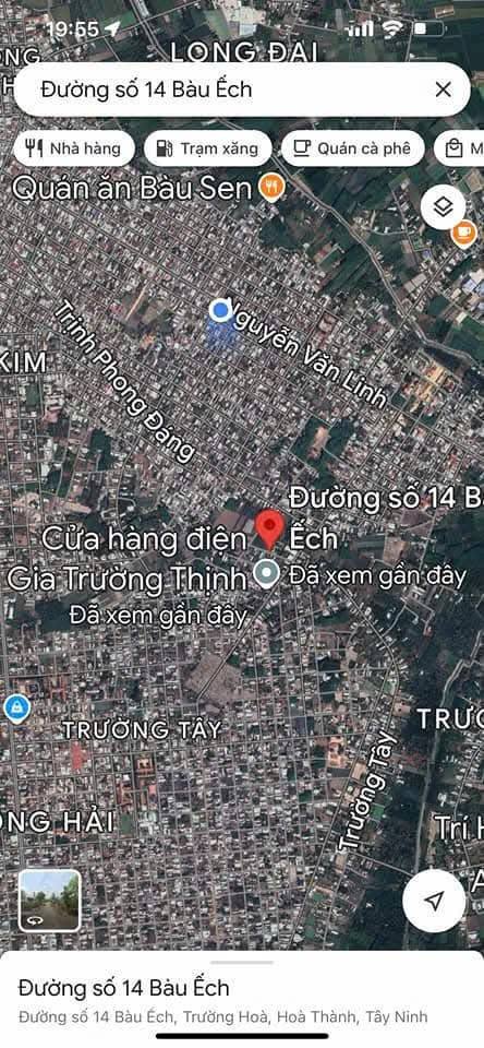 Đất nền Hẻm 36 Trịnh Phong Đáng, Hòa Thành, 58m² giá 549 triệu - Cơ hội đầu tư tuyệt vời!
