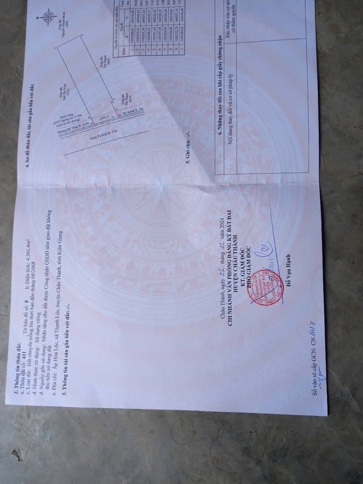 Đất trồng lúa 4361m² tại KCN Thạnh Lộc, giá chỉ 6.72 tỷ - Cơ hội đầu tư tuyệt vời!