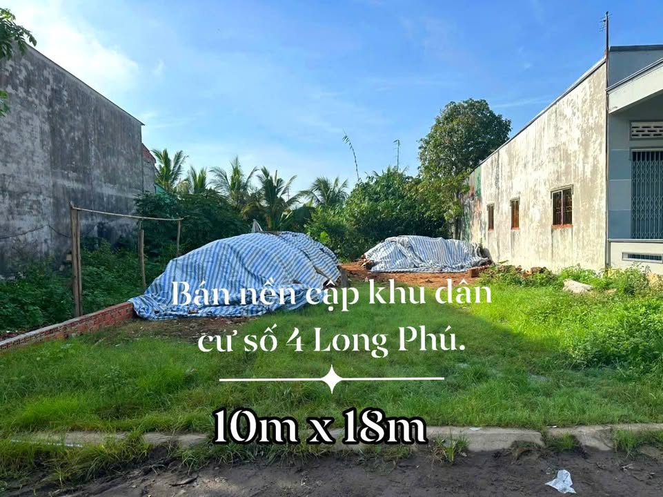 Đất nền Long Phú Tân Châu 180m² giá 1 tỷ - Đầu tư sinh lời nhanh chóng!