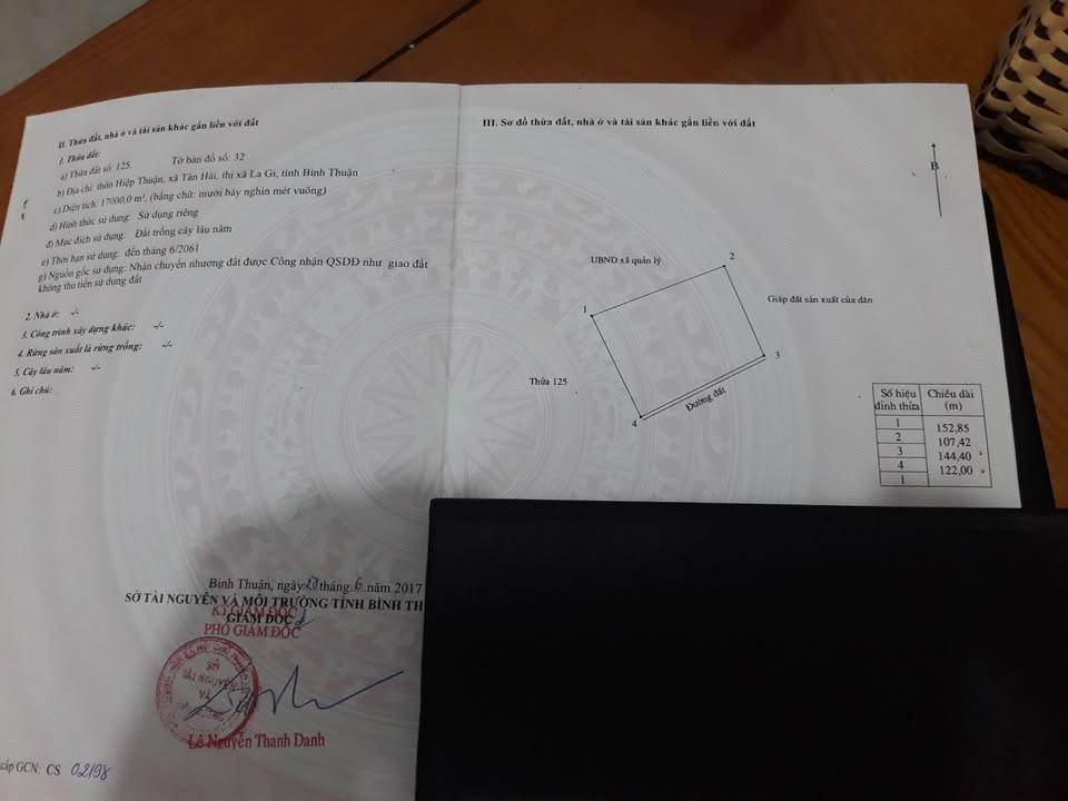 Đất trồng cây lâu năm Tân Hải La Gi 3600m² giá chỉ 95 triệu - Cơ hội đầu tư hấp dẫn!