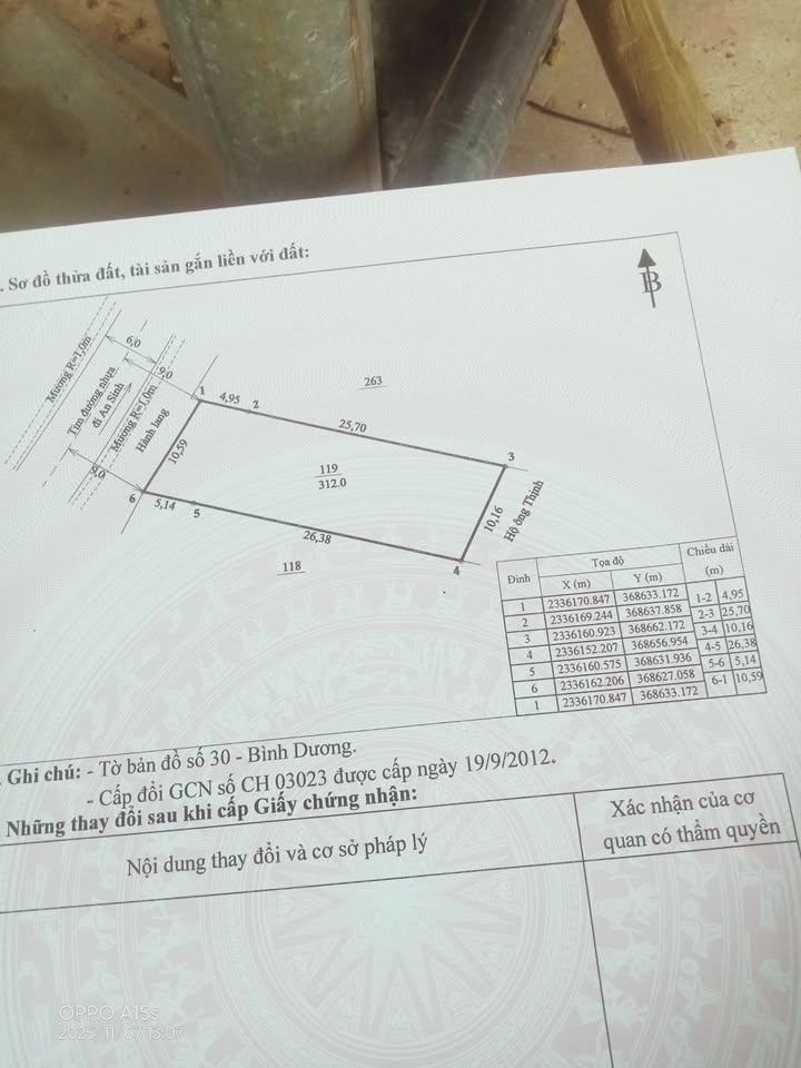 Đất thổ cư khu dân cư Bắc Mã 1, Bình Dương, 320m² - Giá thỏa thuận hấp dẫn!