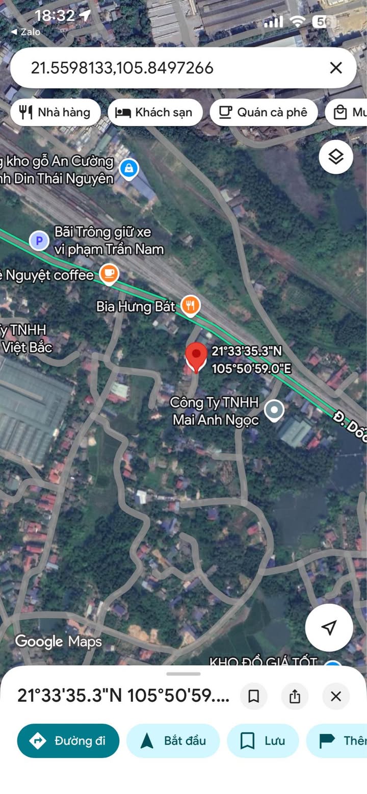 Đất thổ cư Phú Xá Thái Nguyên 101m² giá 2 tỷ - Cơ hội đầu tư tuyệt vời!