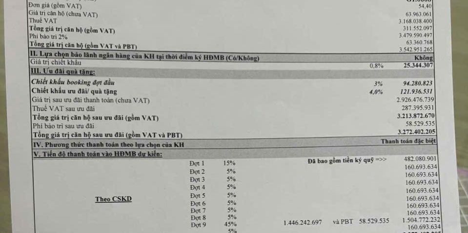 Căn hộ G6 Tây Mỗ 54m² giá 4.72 tỷ - Bàn giao tháng 3/2027!