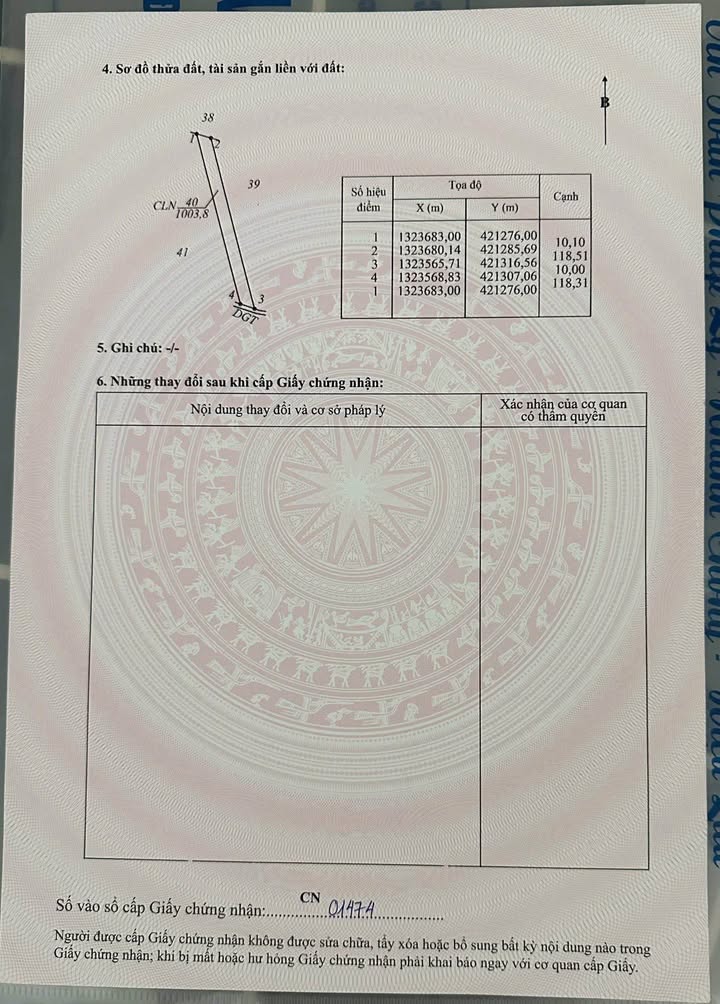 Đất nền Đắk Nia 1000m² chỉ 120 triệu - Cơ hội đầu tư hấp dẫn!