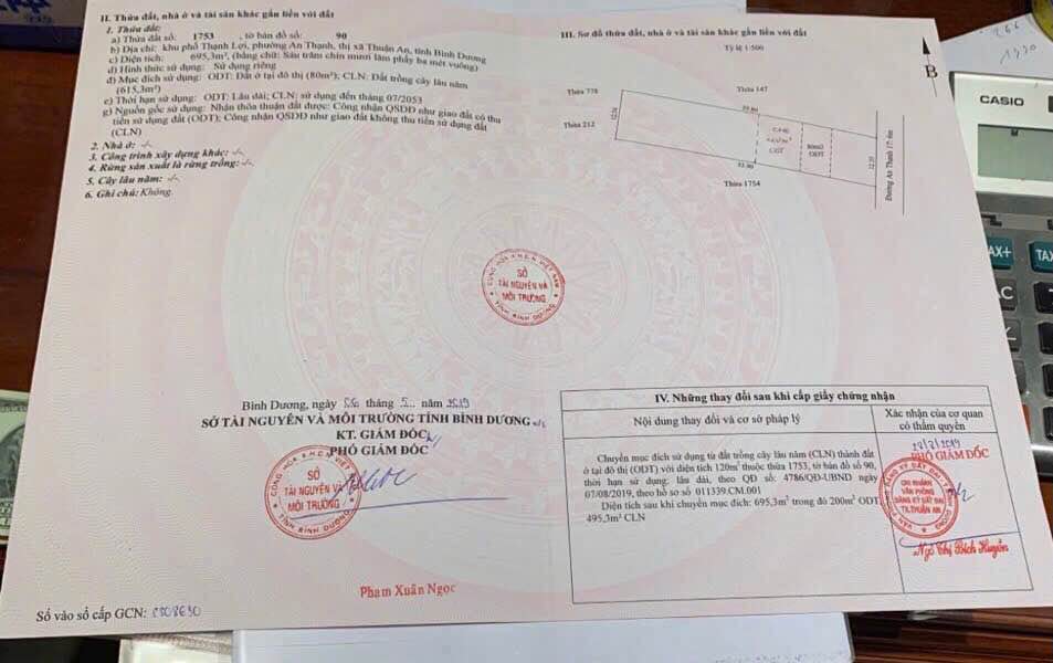 Đất thổ cư 200m² đường An Thạnh 17, Thuận An, Bình Dương - Giá 11 tỷ, vị trí đắc địa!