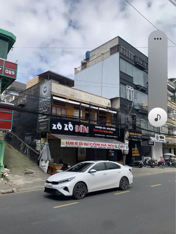 Cho thuê mặt bằng mặt tiền Hai Bà Trưng, Đà Lạt 70m² - Kinh doanh đa ngành nghề