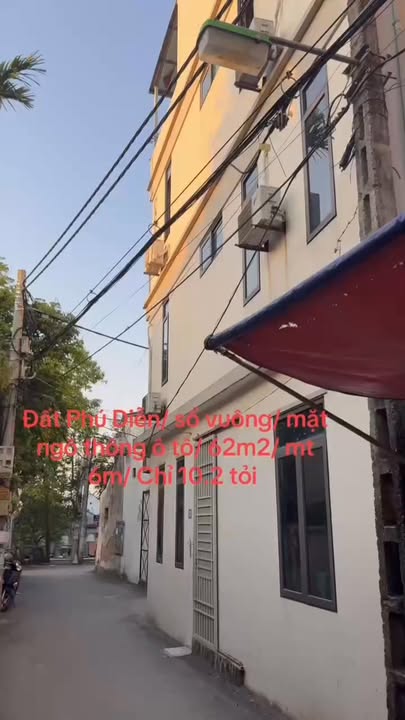 Đất Phú Diễn 62m² giá 10.2 tỷ - Mặt ngõ thông ô tô, thuận tiện kinh doanh!