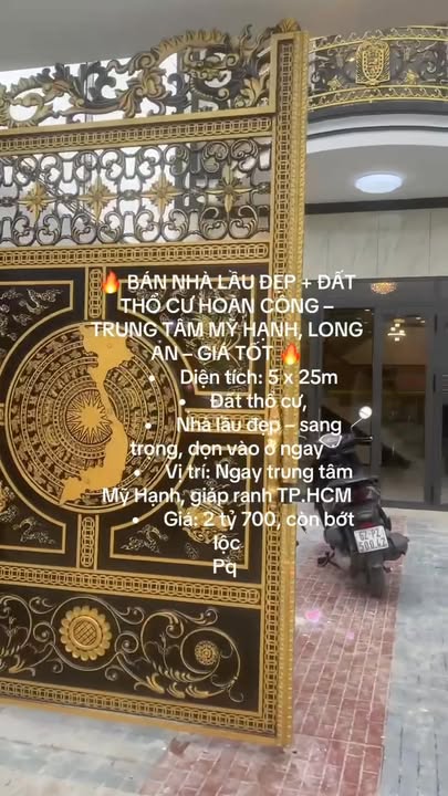 Nhà lầu đẹp tại Mỹ Hạnh, Đức Hòa 125m² giá 2.7 tỷ - Sẵn sàng vào ở ngay!