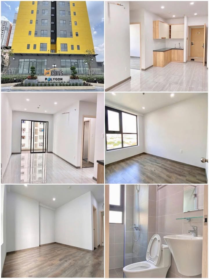 Căn hộ cho thuê Bcons Polygon Dĩ An 1PN giá chỉ 5.7 triệu - Nội thất cơ bản đầy đủ!