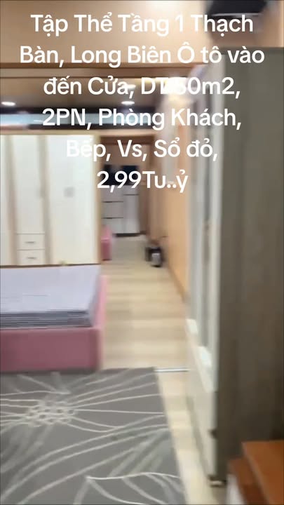 Căn hộ Tập Thể Thạch Bàn Long Biên 50m² giá 2.99 tỷ - Ô tô vào tận cửa!