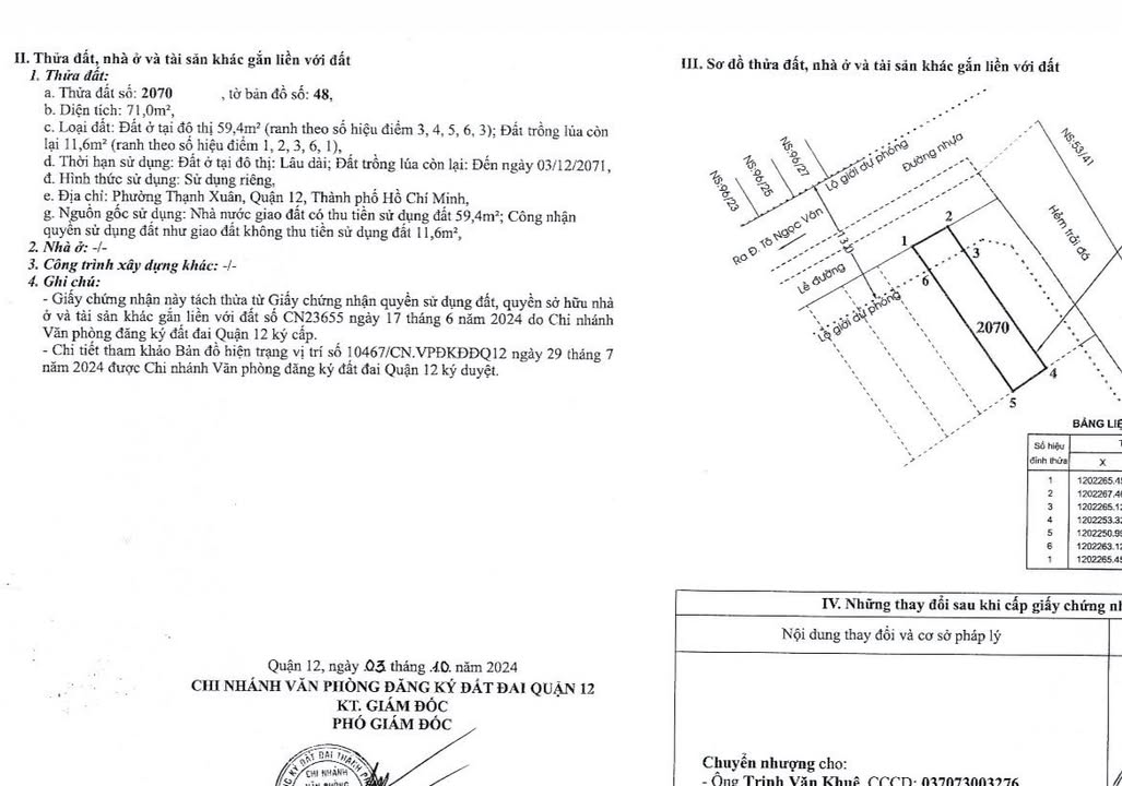 Đất nền Thạnh Xuân, Quận 12, 72m² chỉ 4.75 tỷ - Đầu tư sinh lời lý tưởng!