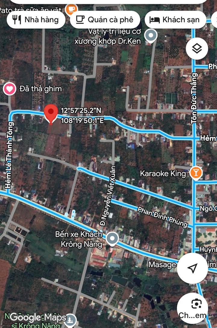 Đất nền tại đường Lê Thánh Tông, Krông Năng 512m² giá 1.92 tỷ - Cơ hội đầu tư hiếm có!