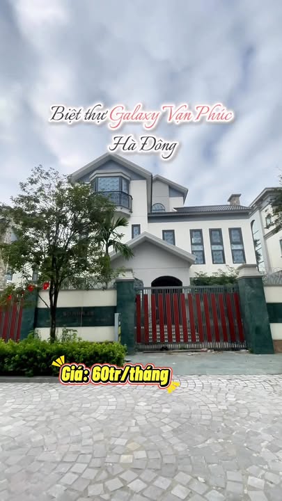 Biệt thự cho thuê 500m² Tố Hữu, Hà Đông - Giá 60 triệu/tháng, hoàn thiện mặt ngoài thô