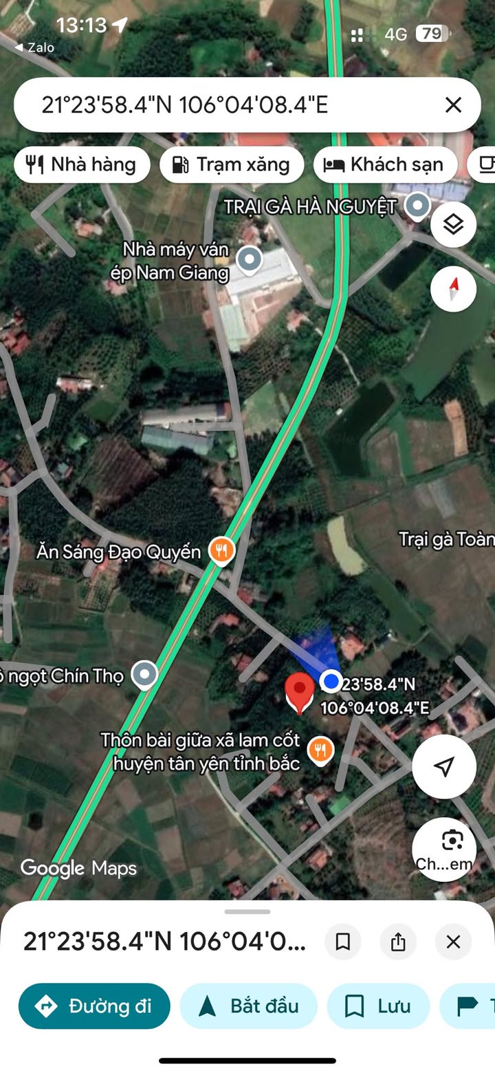 Đất thổ cư mặt tiền 5m tại Lam Cốt, Tân Yên, 120m² chỉ 600 triệu - Cơ hội đầu tư hấp dẫn!