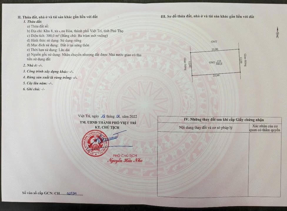 Đất nền khu 8 Chu Hóa 300m² giá thỏa thuận - Cơ hội đầu tư tuyệt vời!