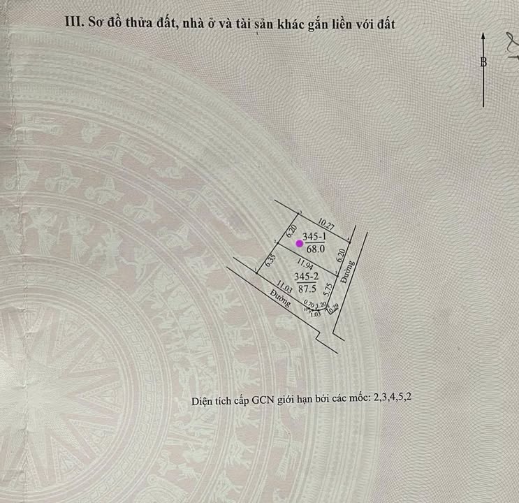 Đất nền Lại Yên, Hoài Đức 68m² giá 6 tỷ - Cơ hội đầu tư sinh lời tuyệt vời!