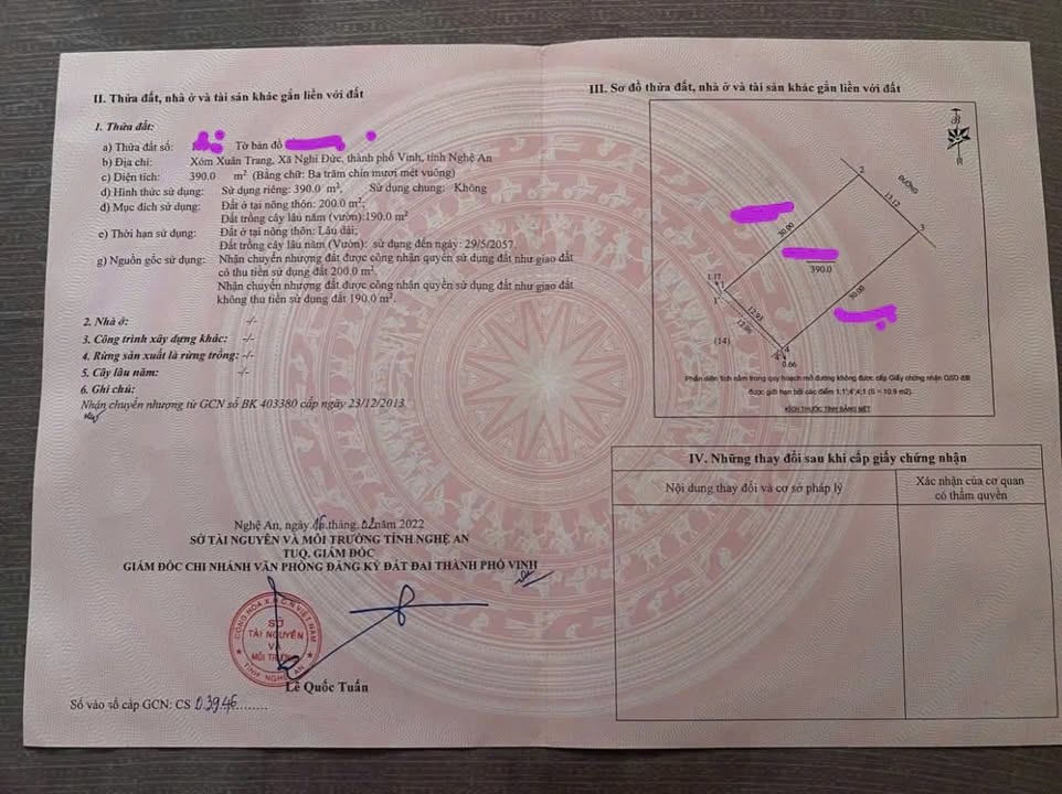 Đất nền Vinh Lộc 390m² giá 5.85 tỷ - Mặt tiền rộng, ô tô tránh nhau thoải mái!