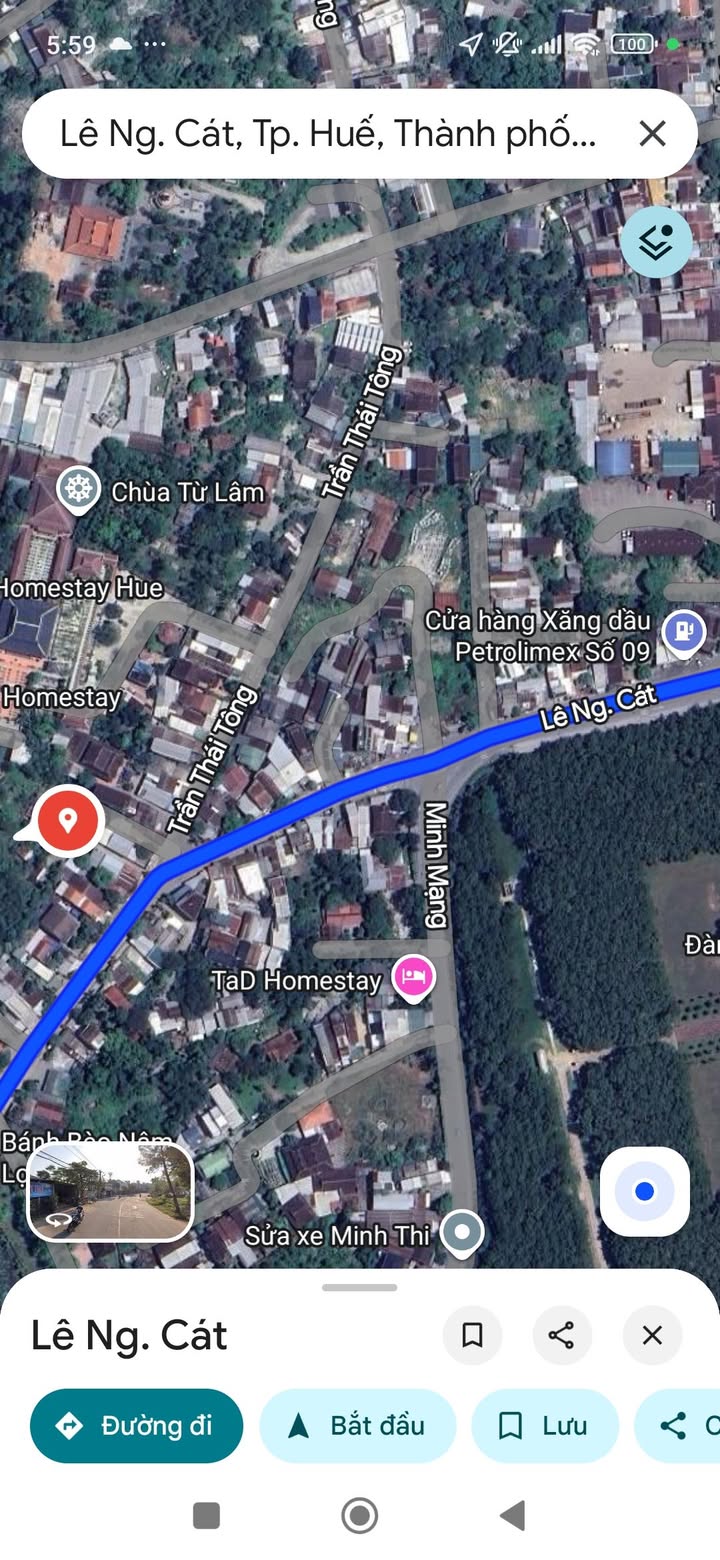 Đất mặt tiền Lê Ngô Cát, Huế, 215m² giá 6 tỷ - Cơ hội đầu tư hấp dẫn!