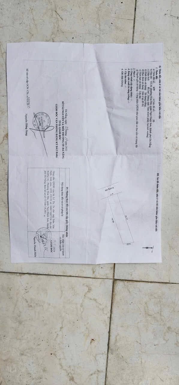 Đất kiệt ô tô Đặng Thái Thân, Đà Nẵng 80m² giá 3.5 tỷ - Sổ đỏ chính chủ