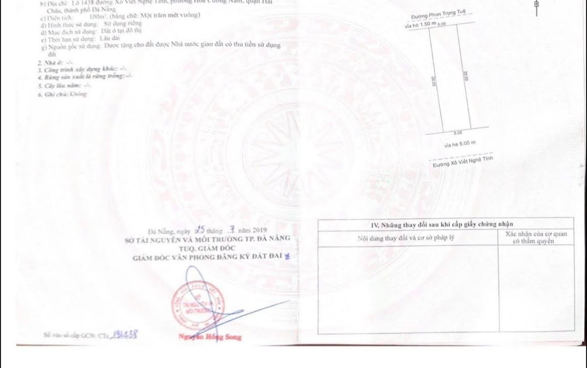 Đất 2 Mặt Tiền Xô Viết Nghệ Tĩnh, Đà Nẵng 200m² giá 32 tỷ - Cơ hội đầu tư tuyệt vời!