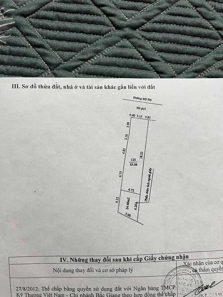 Nhà cấp 4 Mỹ Độ Bắc Giang 100m² giá chỉ 3 tỷ - Kinh doanh thuận lợi!