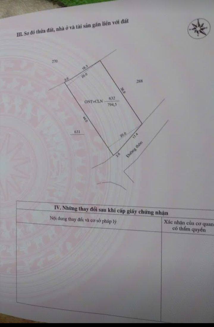 Đất Cẩm Châu Cẩm Thủy 880m² giá 400 triệu - Cơ hội vàng đầu tư!