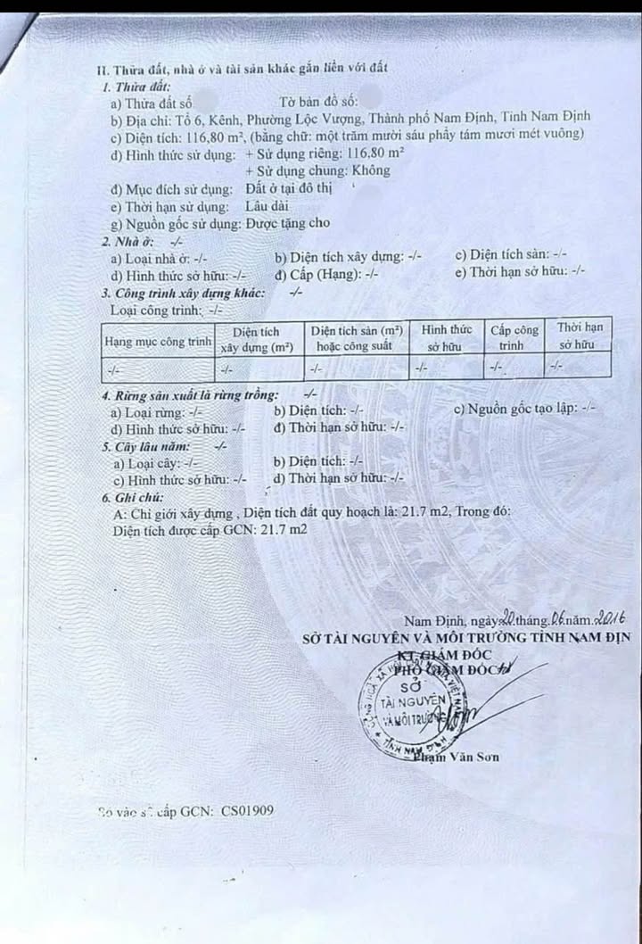 Đất mặt đường Kênh Lộc Vượng 116.8m² giá 4 tỷ - Đầu tư sinh lời ngay!