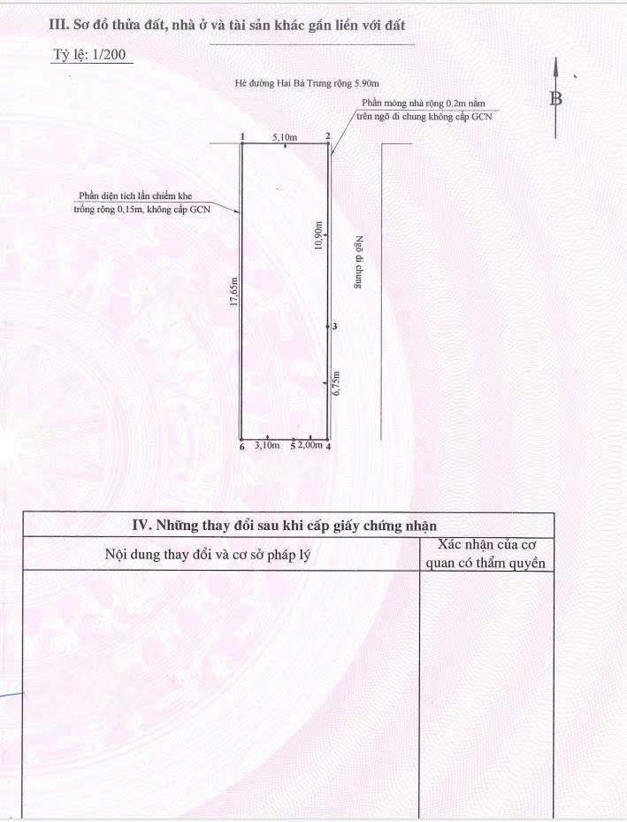 Nhà mặt đường Hai Bà Trưng, phường An Biên, quận Lê Chân - 90m² giá 21.9 tỷ - Cơ hội hiếm có!