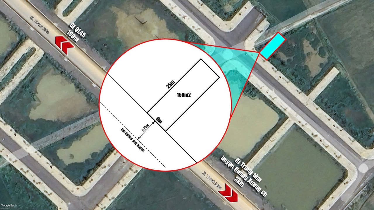 Lô đất 150m² tại đường Thanh Niên, Quảng Trạch - Đầu tư sinh lời ngay!