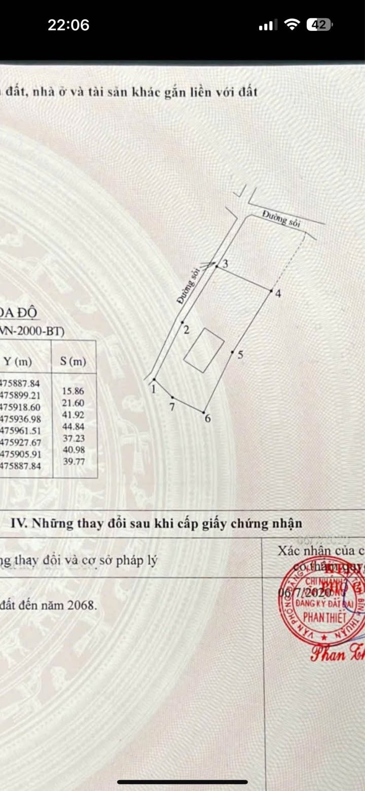 Đất thổ cư 3100m² thôn Thiện Bình, Mũi Né - Giá chỉ 6.1 tỷ - Đầu tư sinh lời ngay!