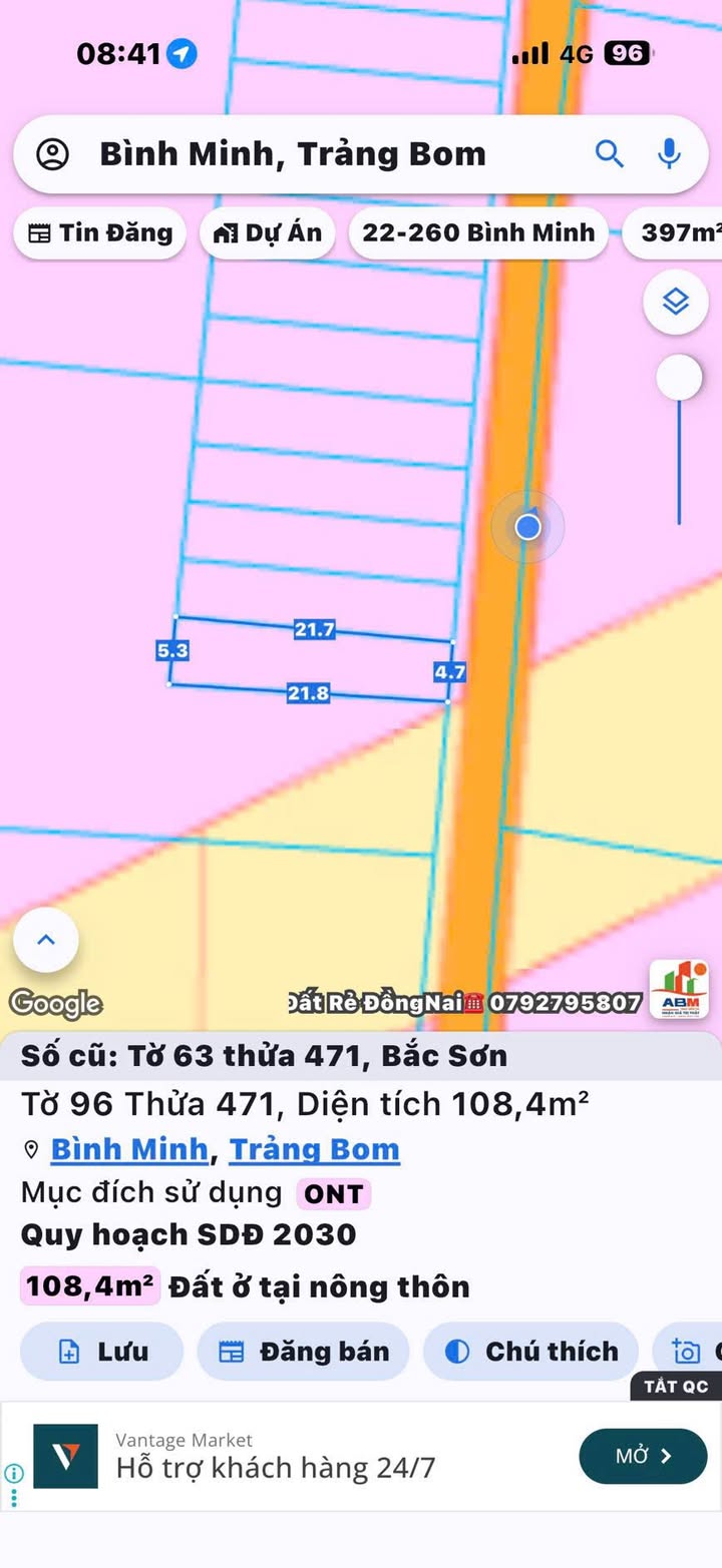 Đất thổ cư Phú Sơn, Tân Phú 98.7m² giá 1.2 tỷ - Sổ đỏ chính chủ, vị trí đẹp!