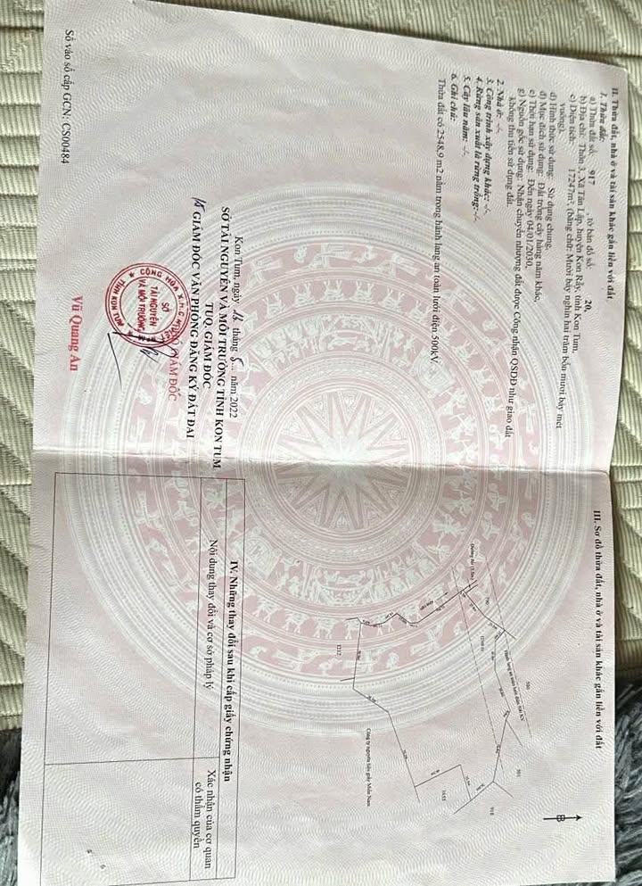 Đất nền 1,7ha tại thôn 3, Kon Braih, Kon Rẫy - Giá chỉ 600 triệu!