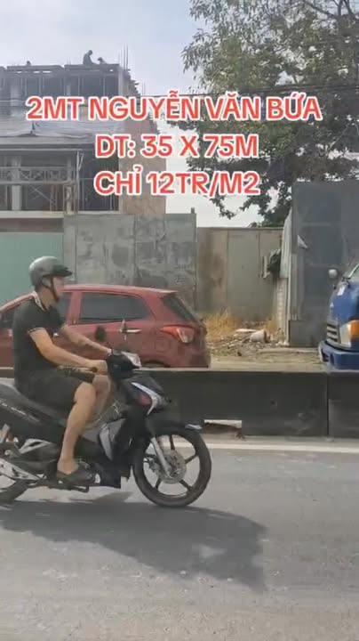 Đất nền góc 2 mặt tiền Nguyễn Văn Bứa, Hóc Môn 2625m² - Giá chỉ 36.75 tỷ!