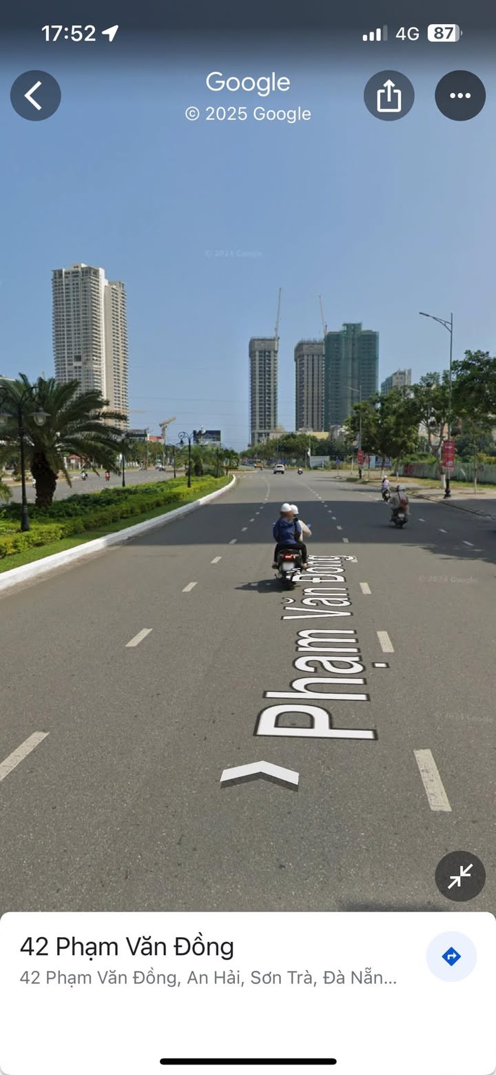 Đất mặt tiền Phạm Văn Đồng, quận Sơn Trà, 125m² giá 31 tỷ - Kinh doanh đỉnh cao!