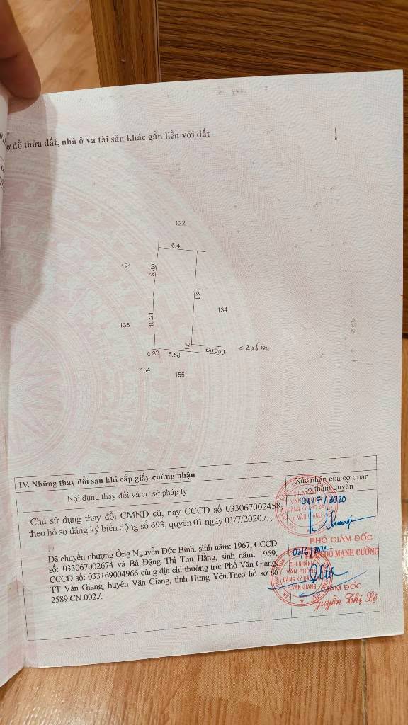 Đất thổ cư 132m² tại thôn Công Luận 1, Văn Giang - Giá thỏa thuận hấp dẫn!