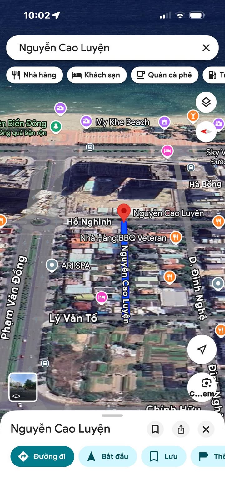 Biệt thự 3 tầng mặt tiền Nguyễn Cao Luyện, Đà Nẵng, 420m² - Gần biển Mỹ Khê, giá 45 tỷ!