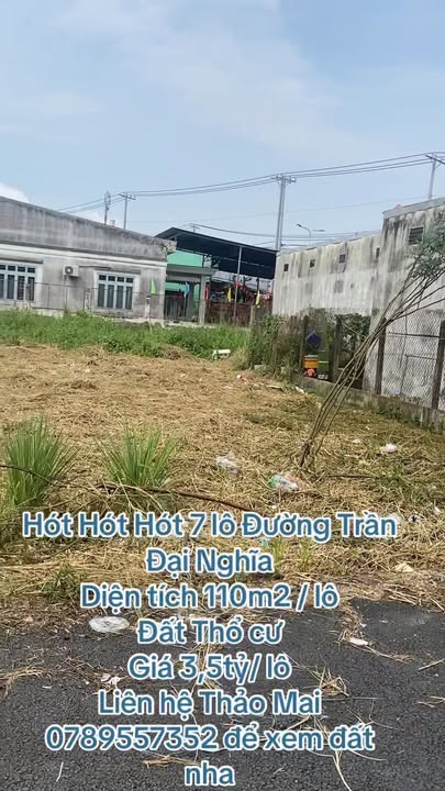 Đất nền Tân Nhựt Bình Chánh 100m² giá 3.5 tỷ - Sổ hồng riêng, xây dựng tự do!