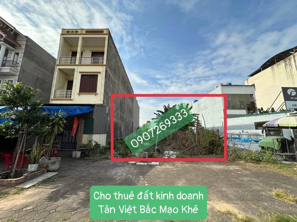 Đất cho thuê Tân Việt Bắc Mạo Khê 210m² - Vị trí kinh doanh lý tưởng!