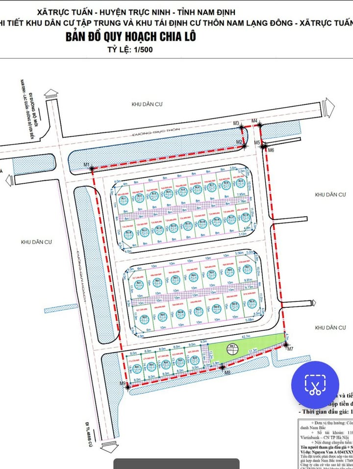 Đất nền Nam Lạng, Trực Ninh 120m² giá 720 triệu - Cơ hội đầu tư hấp dẫn!