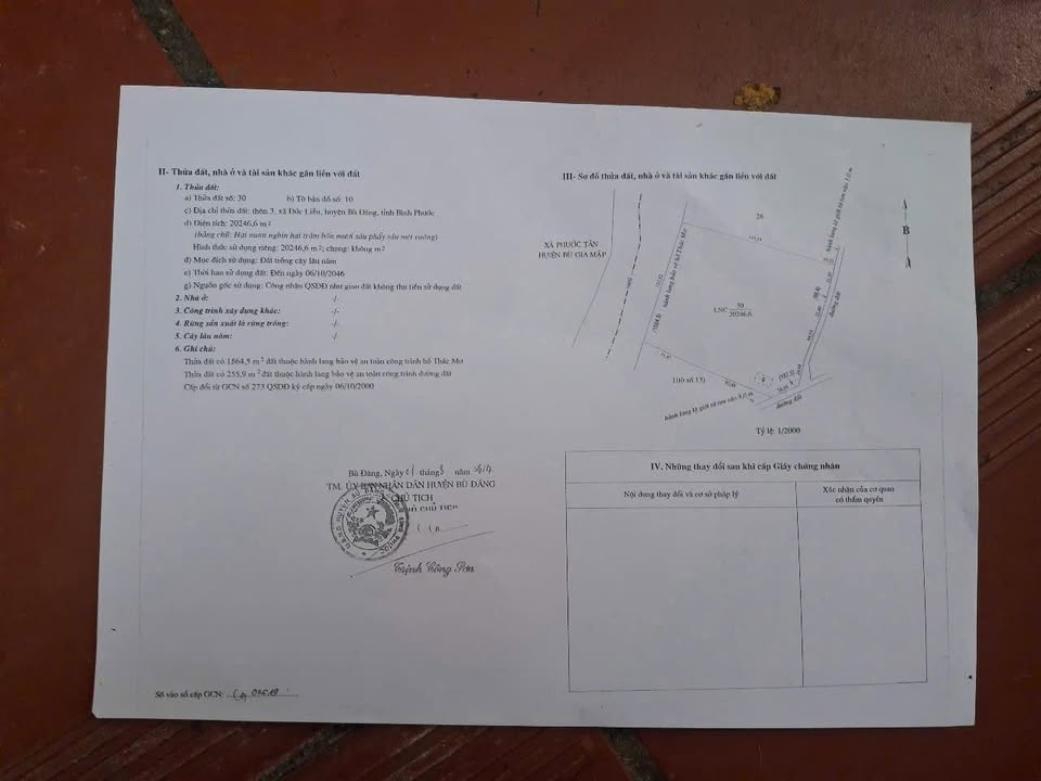 Đất nền đẹp Thôn 3 Đức Liễu Bù Đăng 20,000m² - Mặt tiền đường nhựa 35m!