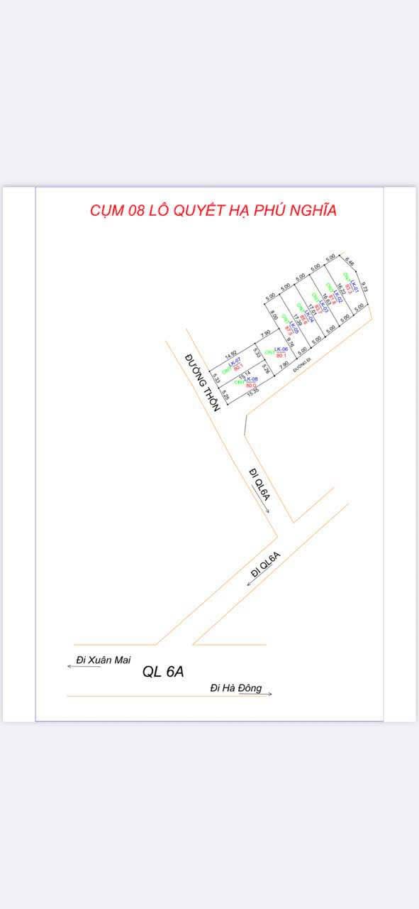 Đất nền Phú Nghĩa Chương Mỹ 80m² giá chưa đến 2 tỷ - Tiềm năng tăng giá vượt trội!